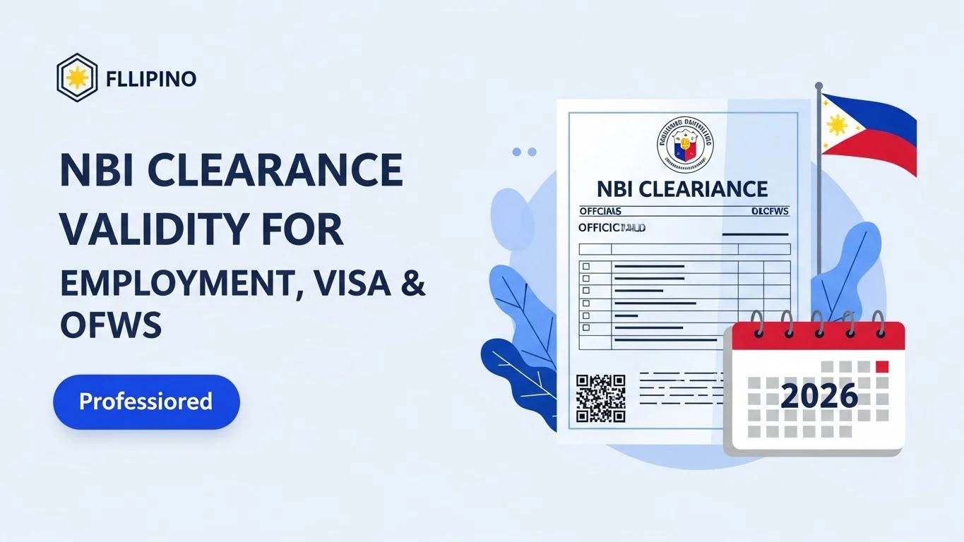 NBI Clearance Validity for Employment, Visa & OFWs 2026 Update NBI Clearance Validity for Employment, Visa & OFWs
